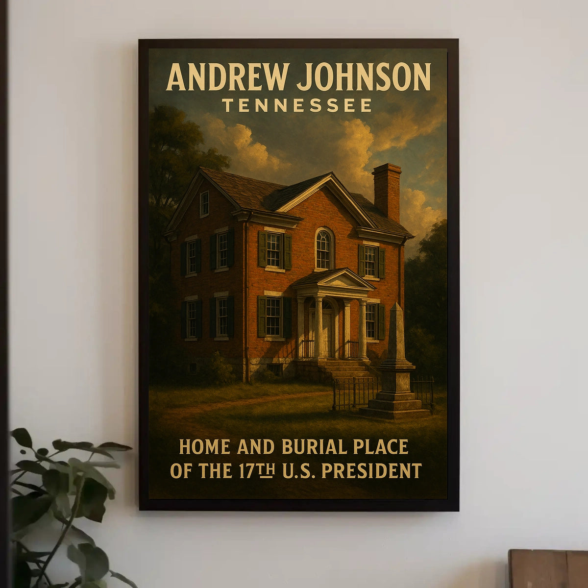Andrew Johnson 17Th President Poster