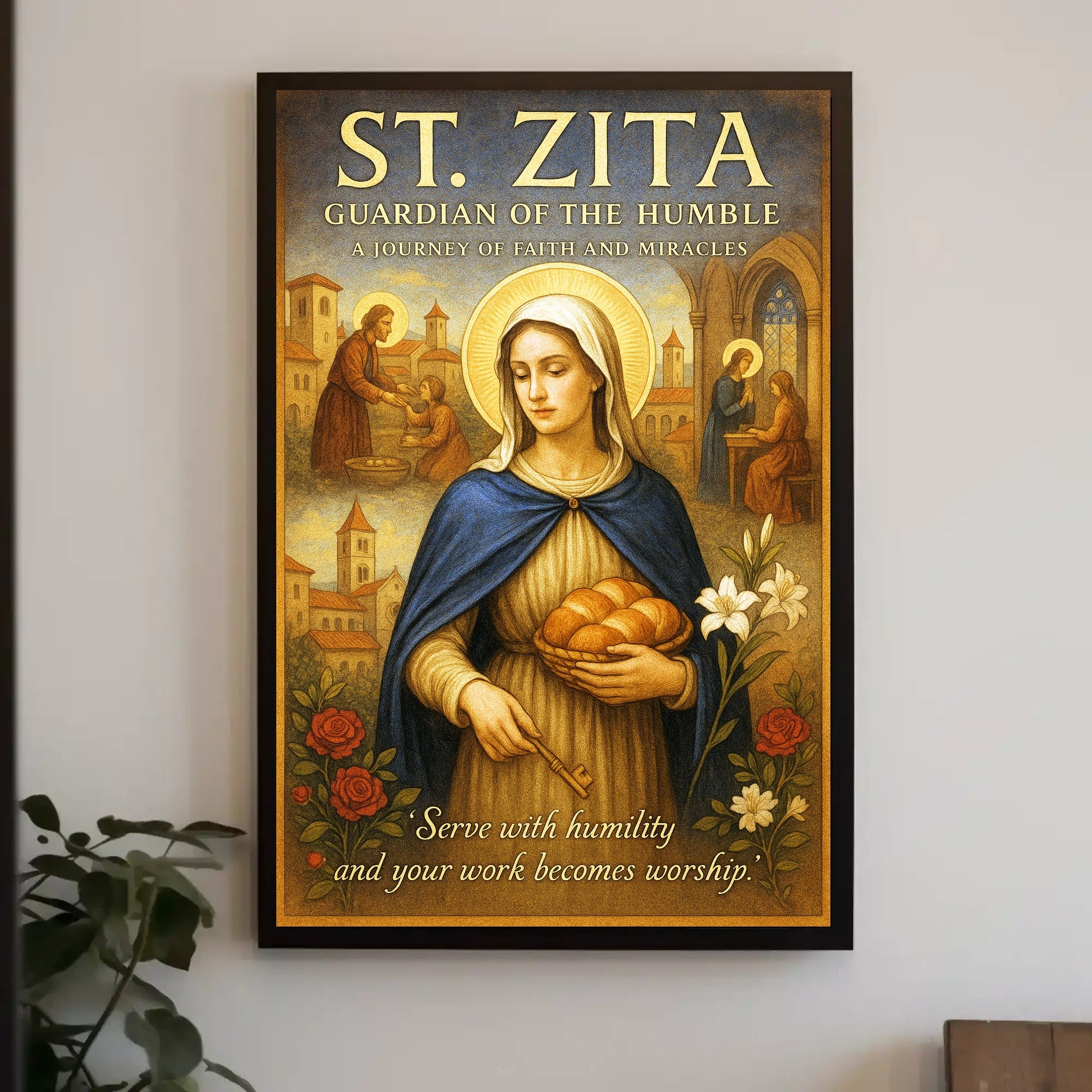 St. Zita Guardian of the Humble Poster