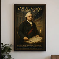 Samuel Chase Vintage Patriotic Historical or Presidential Poster PosterGoat