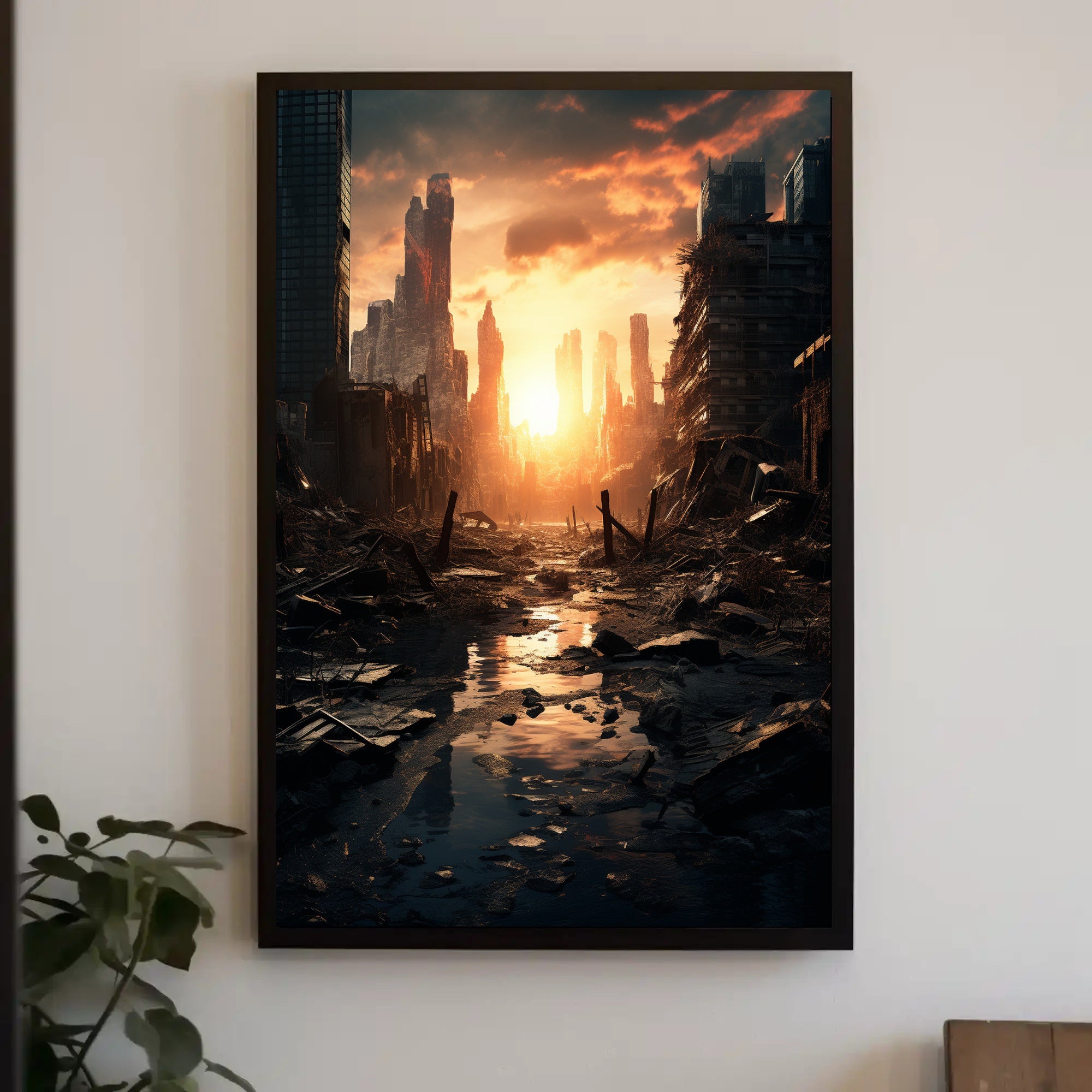 Post-Apocalyptic Sunrise Poster