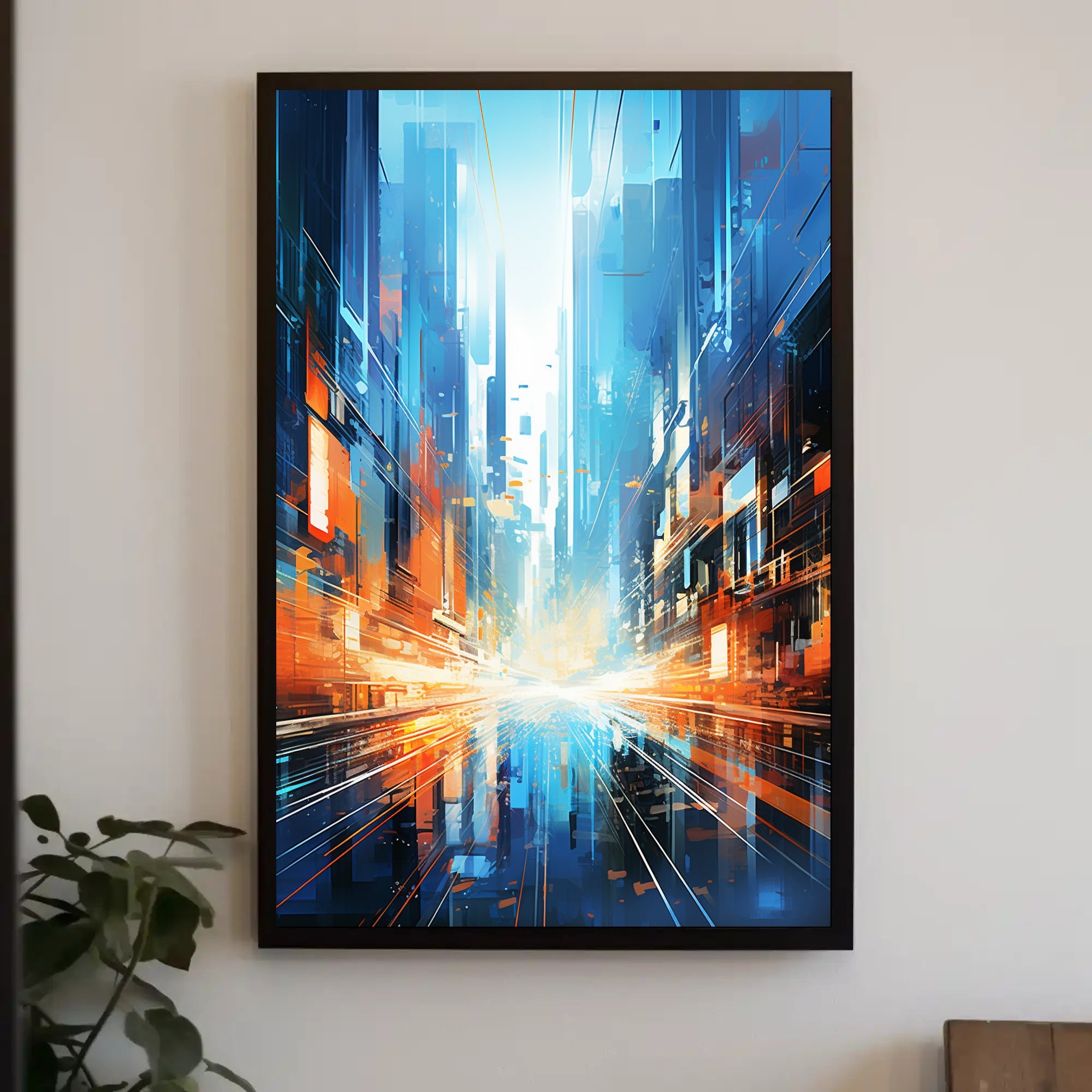 Futuristic Cityscape Poster