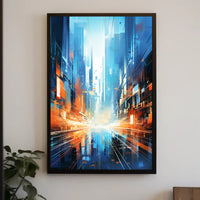 Futuristic Cityscape Poster