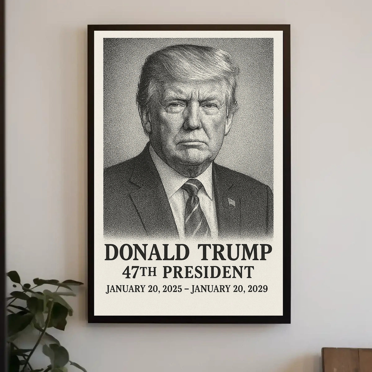 Donald Trump 47th President Poster