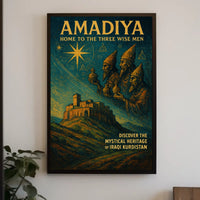 Amadiya Home to the Three Wise Men Poster