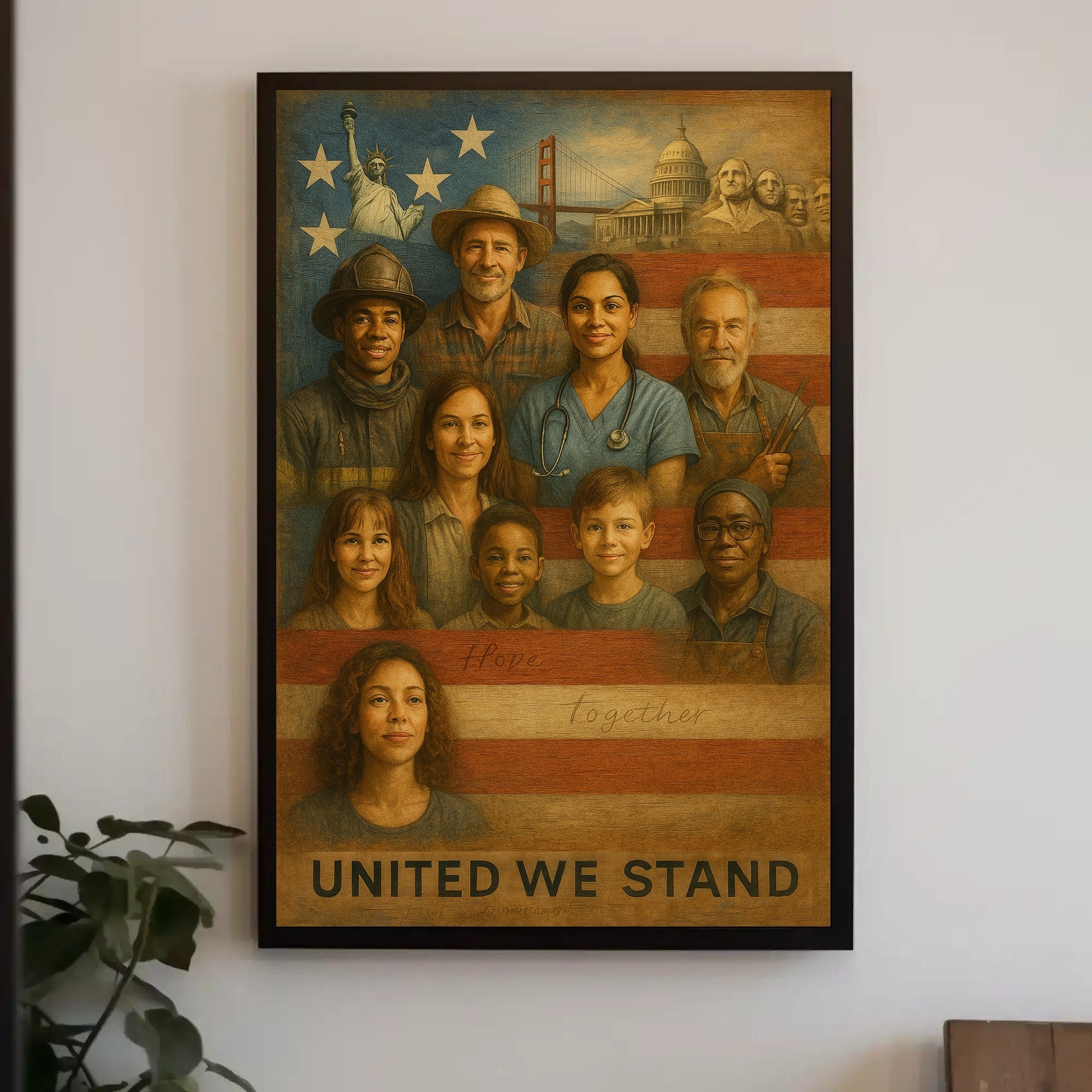 United We Stand Poster PosterGoat