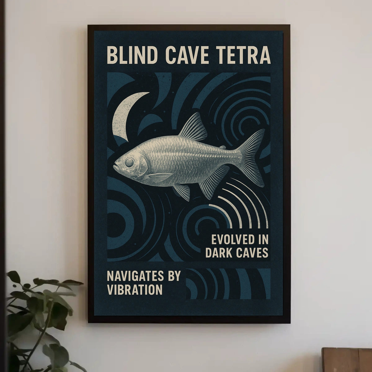 Blind Cave Tetra Poster
