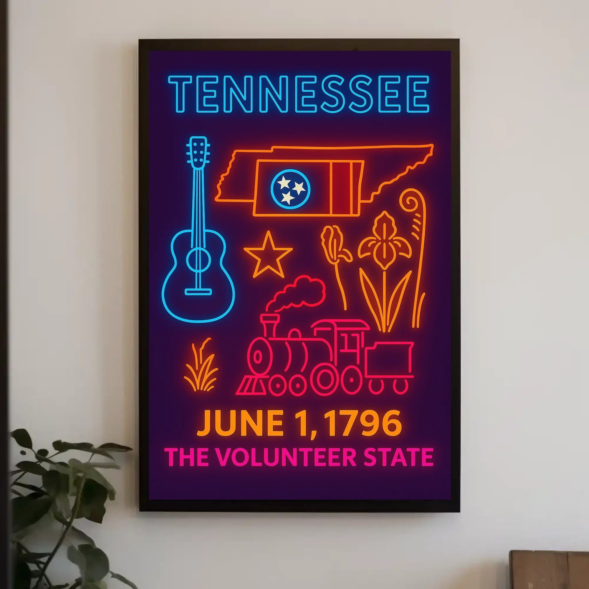 Tennessee Neon Heritage, Cultural or Heritage Poster