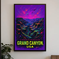 Grand Canyon A Wonder in Technicolor Poster