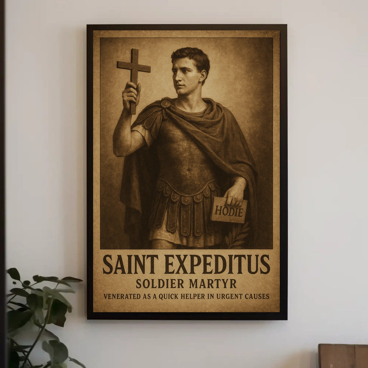 Saint Expeditus Soldier Martyr Poster
