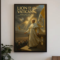 Lion Of The Vatican Pope Leo Xiv Poster