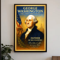 George Washington The First President Poster PosterGoat