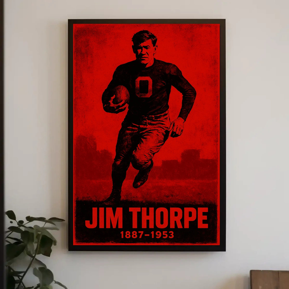 Jim Thorpe Legendary Athlete Poster