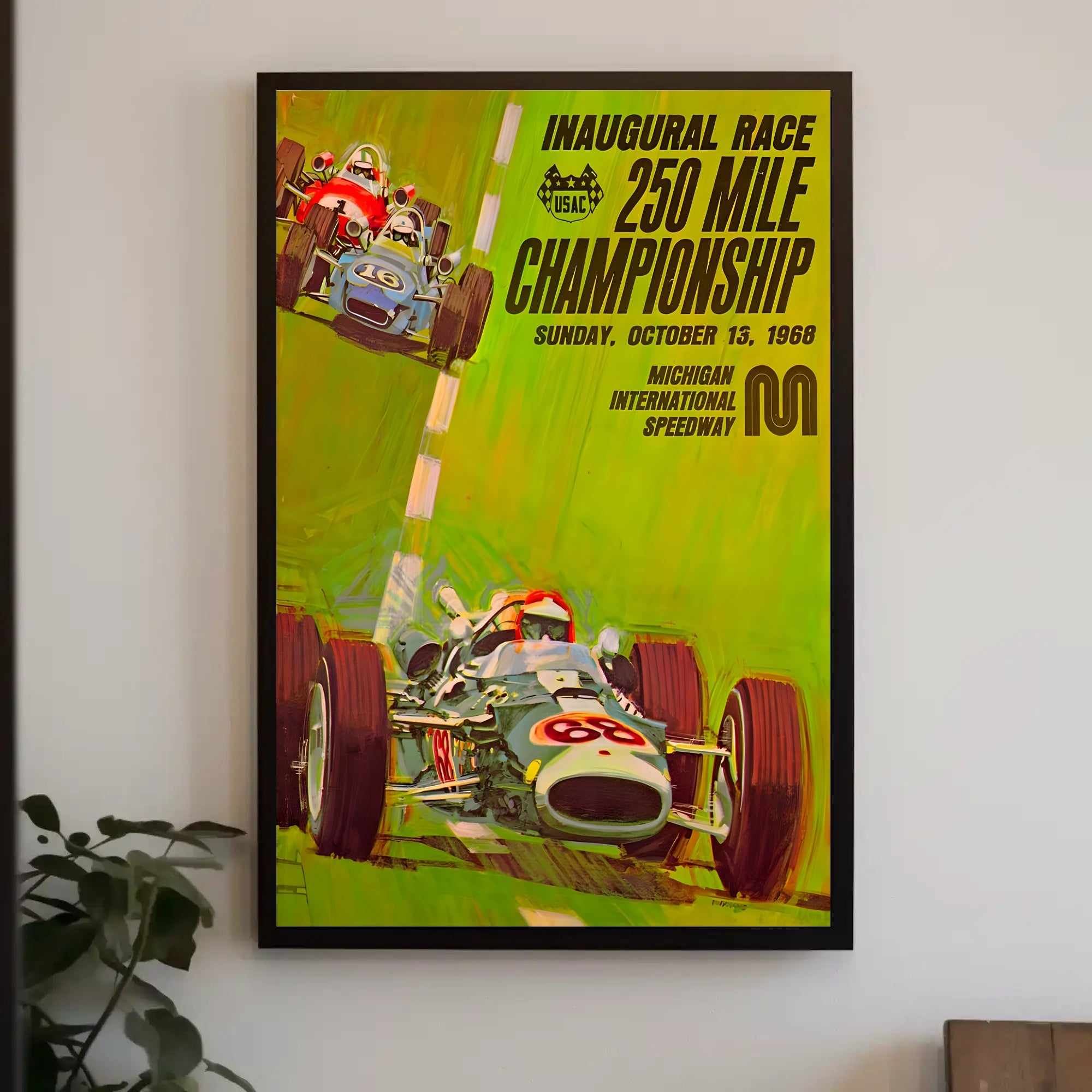 Inaugural 250 Mile Championship Race Poster