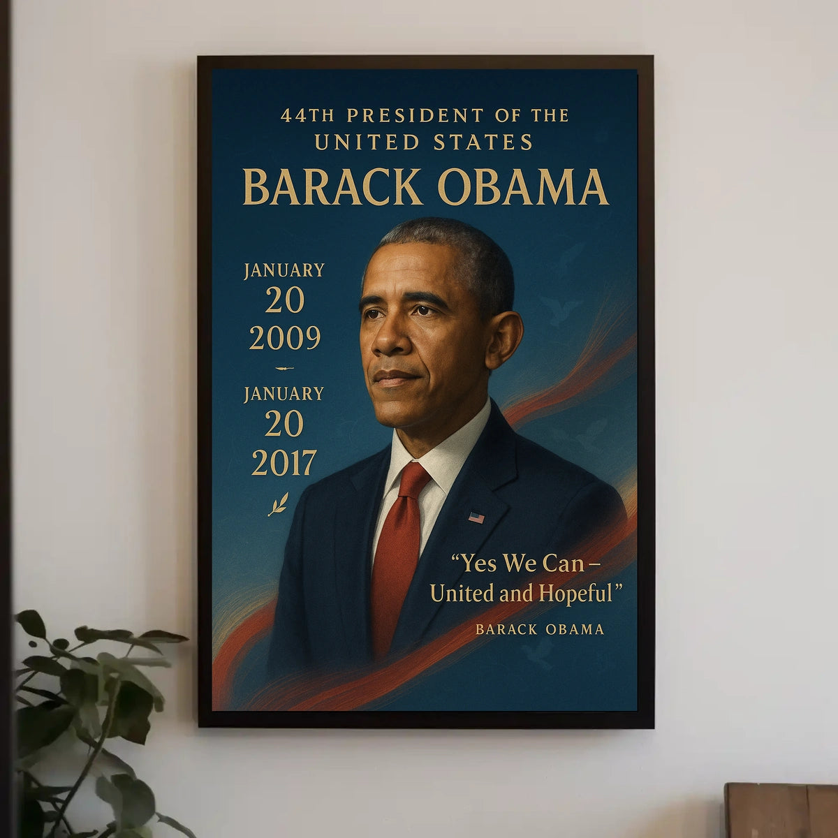 Barack Obama "Yes We Can" Presidential Poster