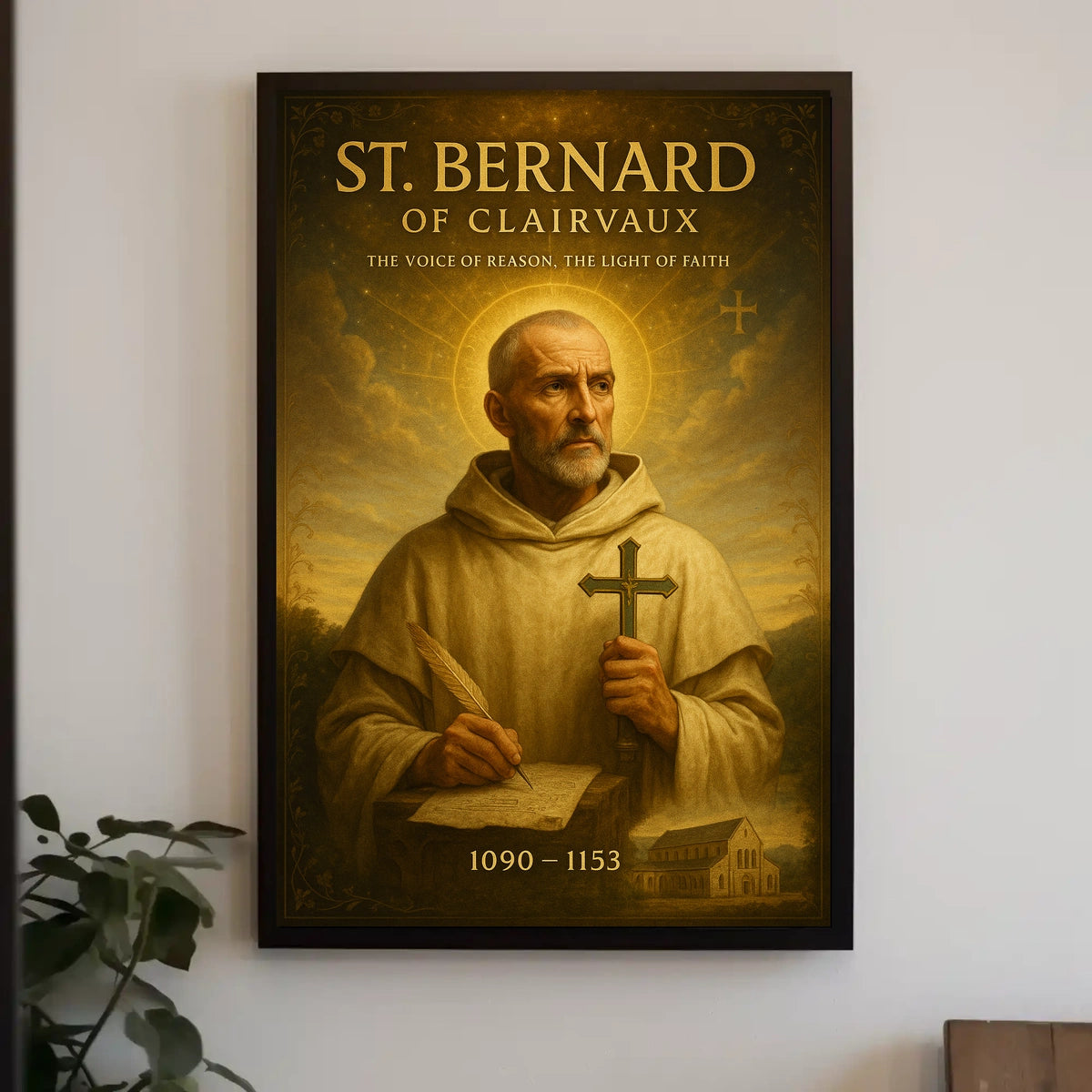 St. Bernard of Clairvaux Poster