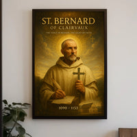 St. Bernard of Clairvaux Poster