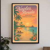 Naples, Florida Discover Coastal Elegance Poster