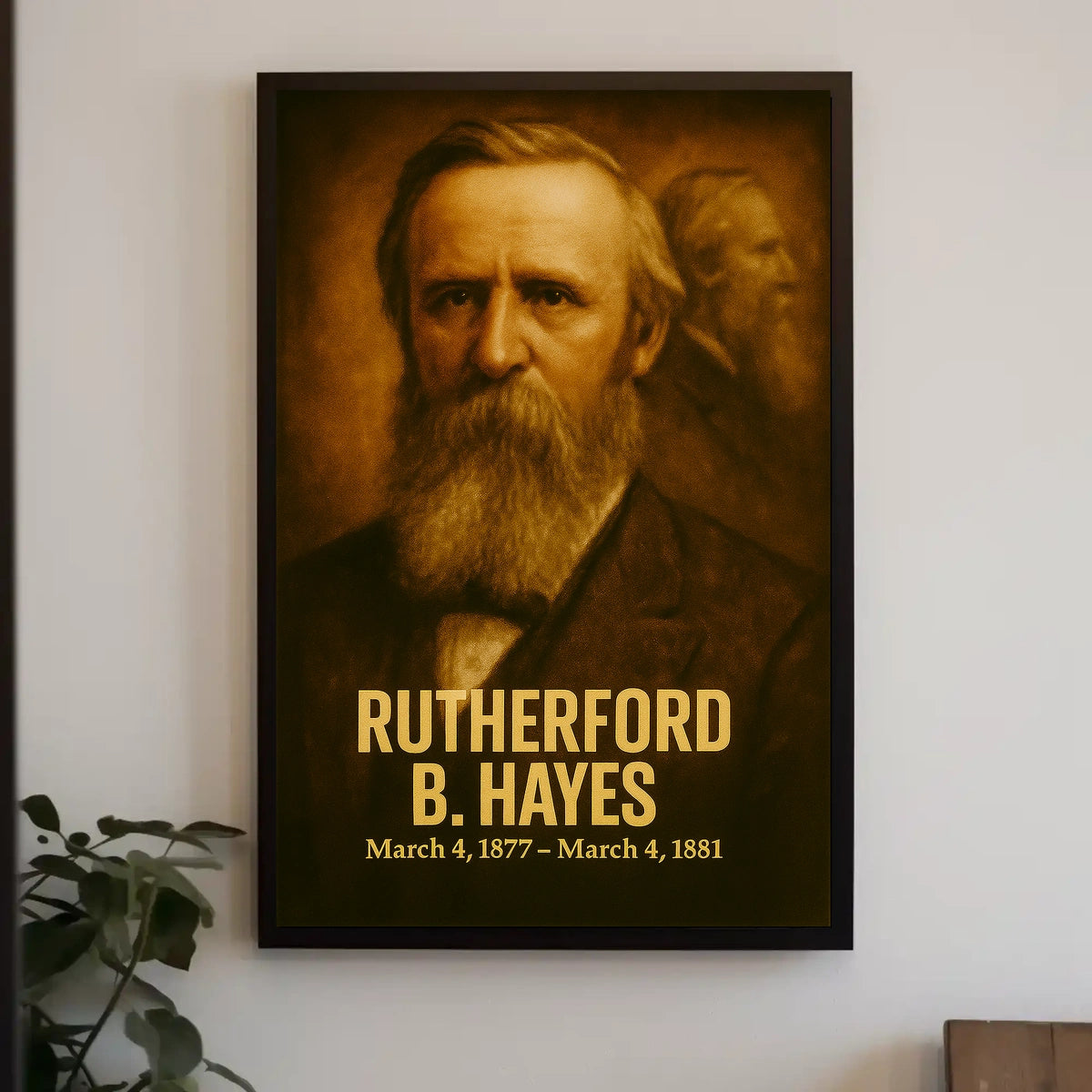 Rutherford B. Hayes Presidential Term Poster