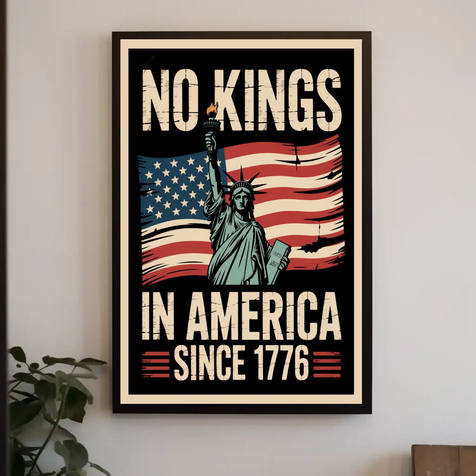 Patriotic Independence Statue of Liberty Political or Propaganda Poster