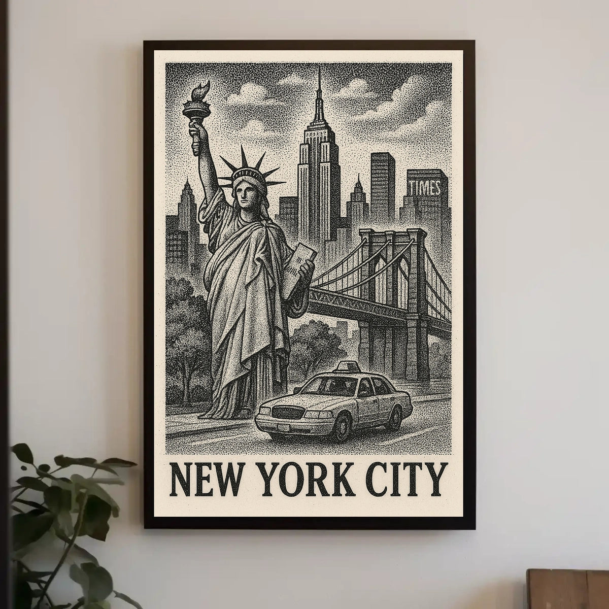 Artistic Abstract Expressionism Wall Decor Poster