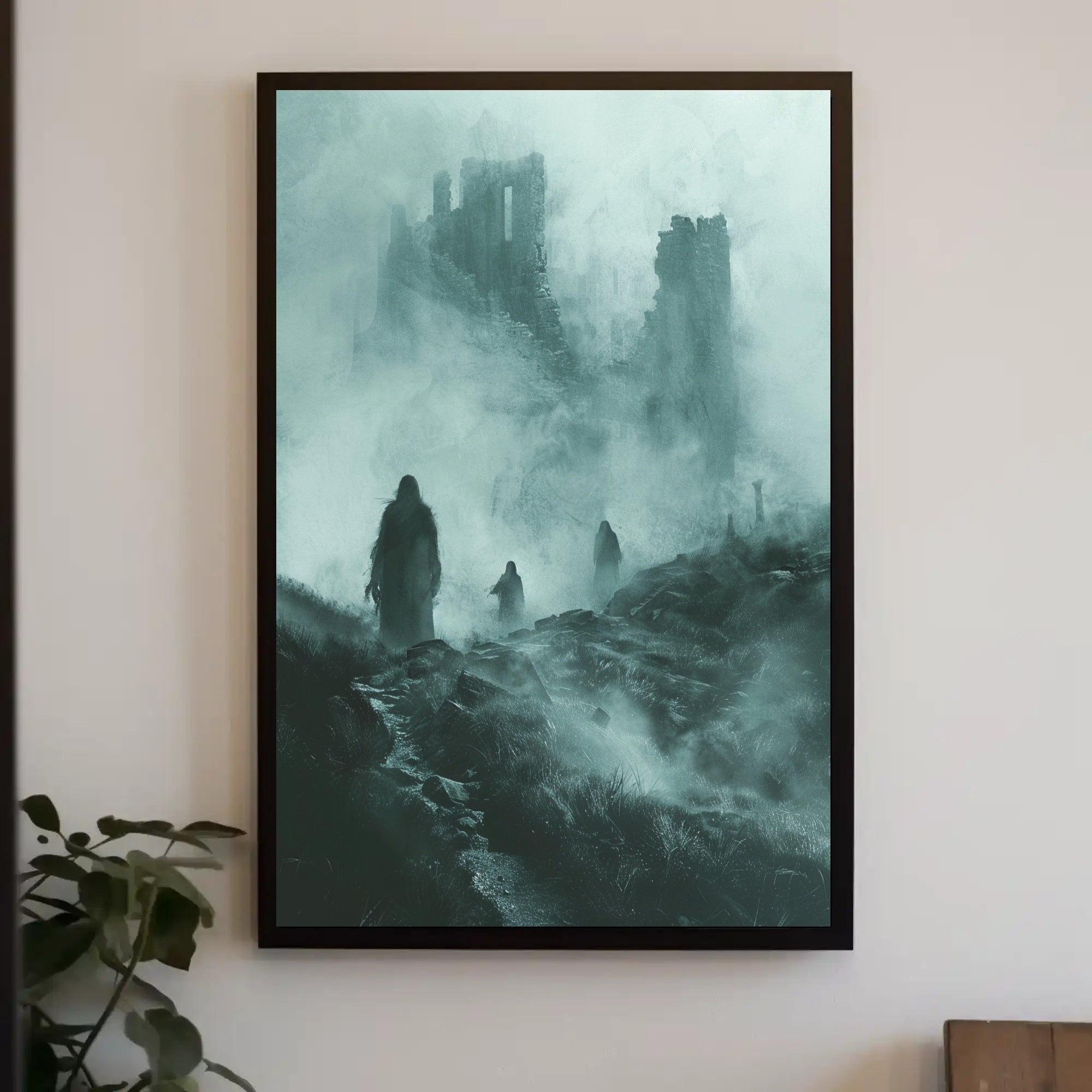 Haunting Journey Through Otherworldly Realm Fantasy Poster PosterGoat