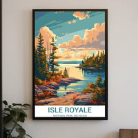 Isle Royale Tranquil Scene National Park Poster