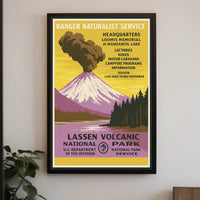 Explore Lassen Volcanic National Park Poster PosterGoat