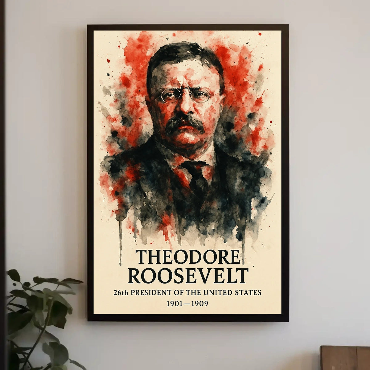 Theodore Roosevelt Brilliance: Immersive Historical Presidential Poster