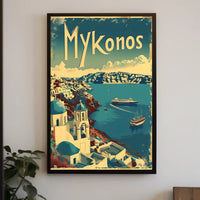 Discover Mykonos: Idyllic Greek Island Adventure Poster