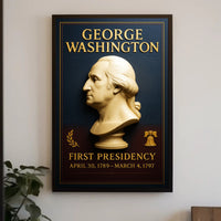 George Washington First President Poster PosterGoat