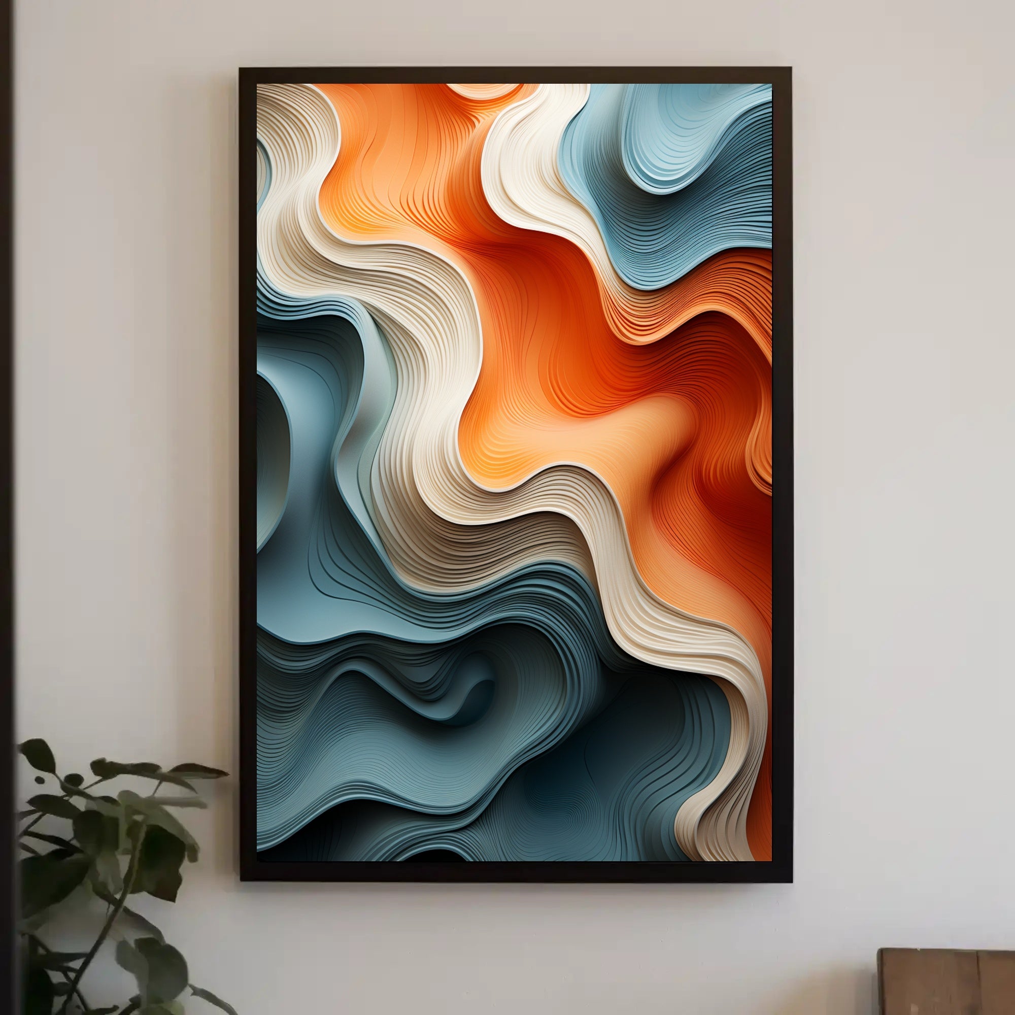 Flowing Colors Poster PosterGoat