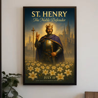 St. Henry The Noble Defender Poster