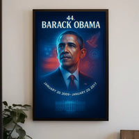 Barack Obama 44Th President Poster