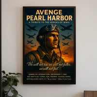 Avenge Pearl Harbor Poster