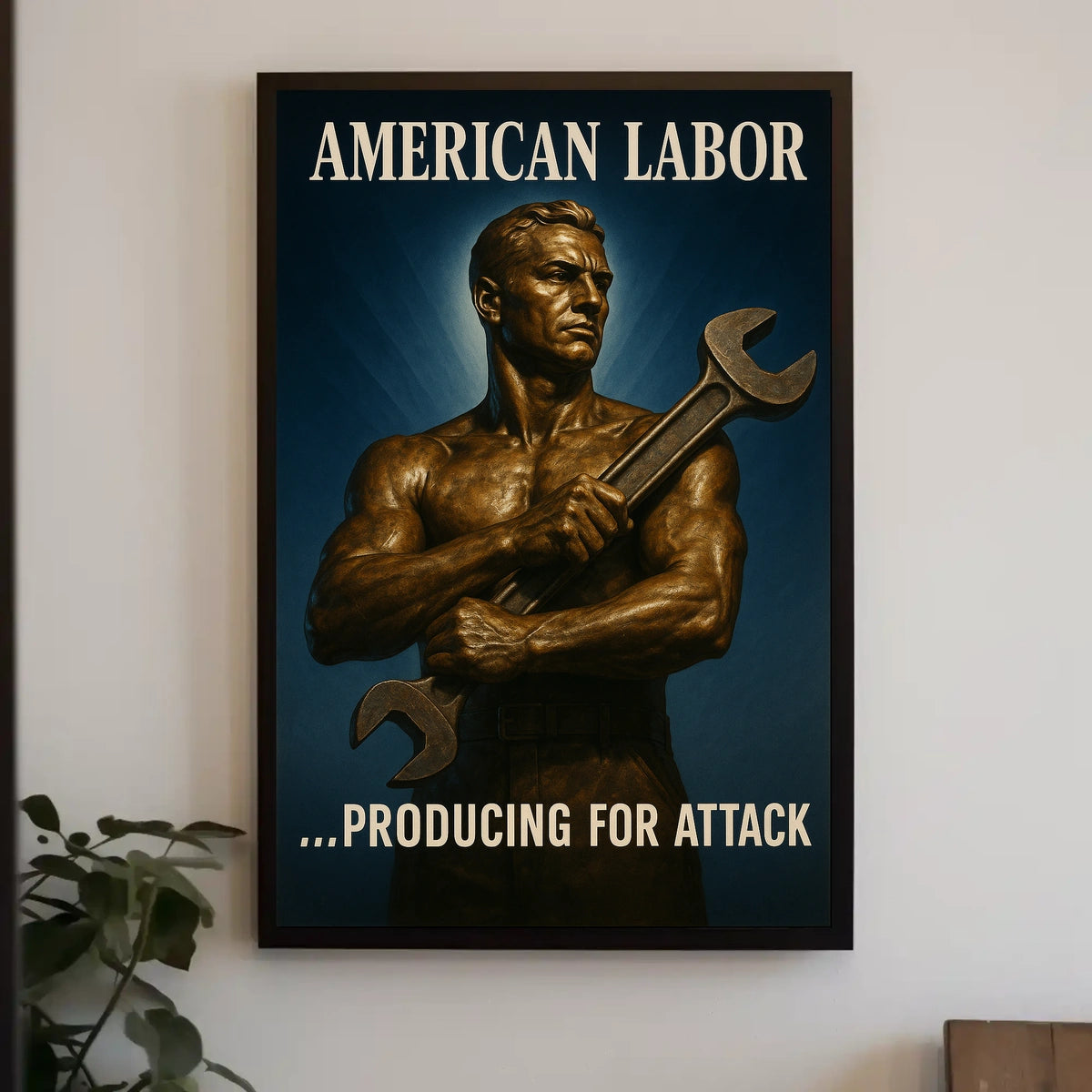 American Labor Producing for Attack Poster