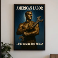American Labor Producing for Attack Poster