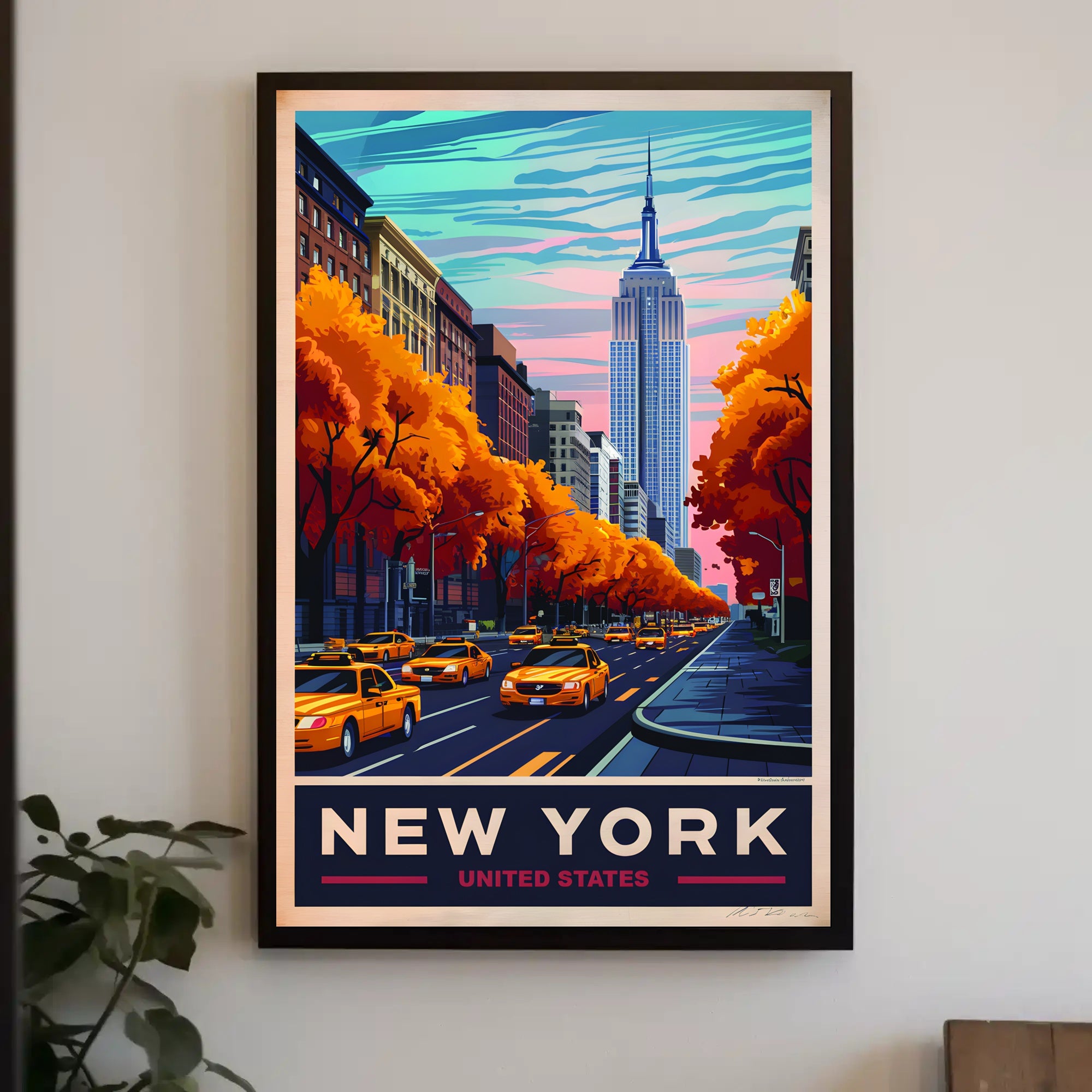 New York in Autumn Poster