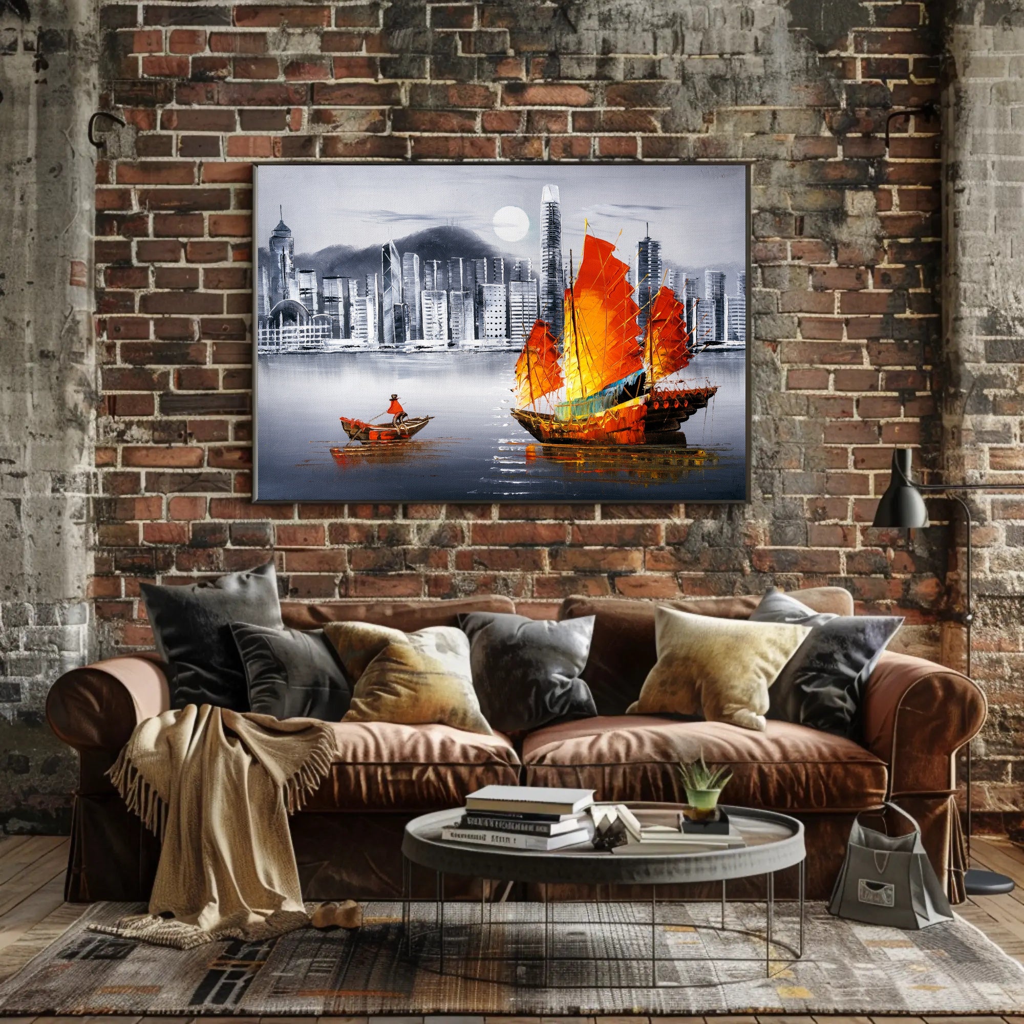 Harmony of Tradition and Modernity Poster