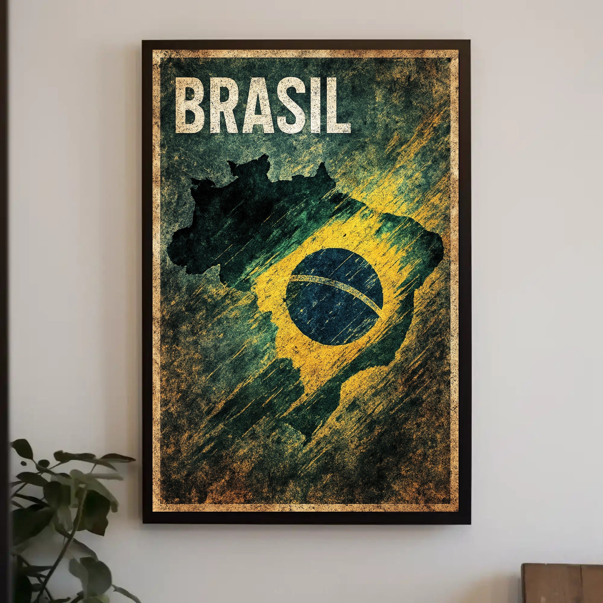 Brasil - National Pride Poster PosterGoat