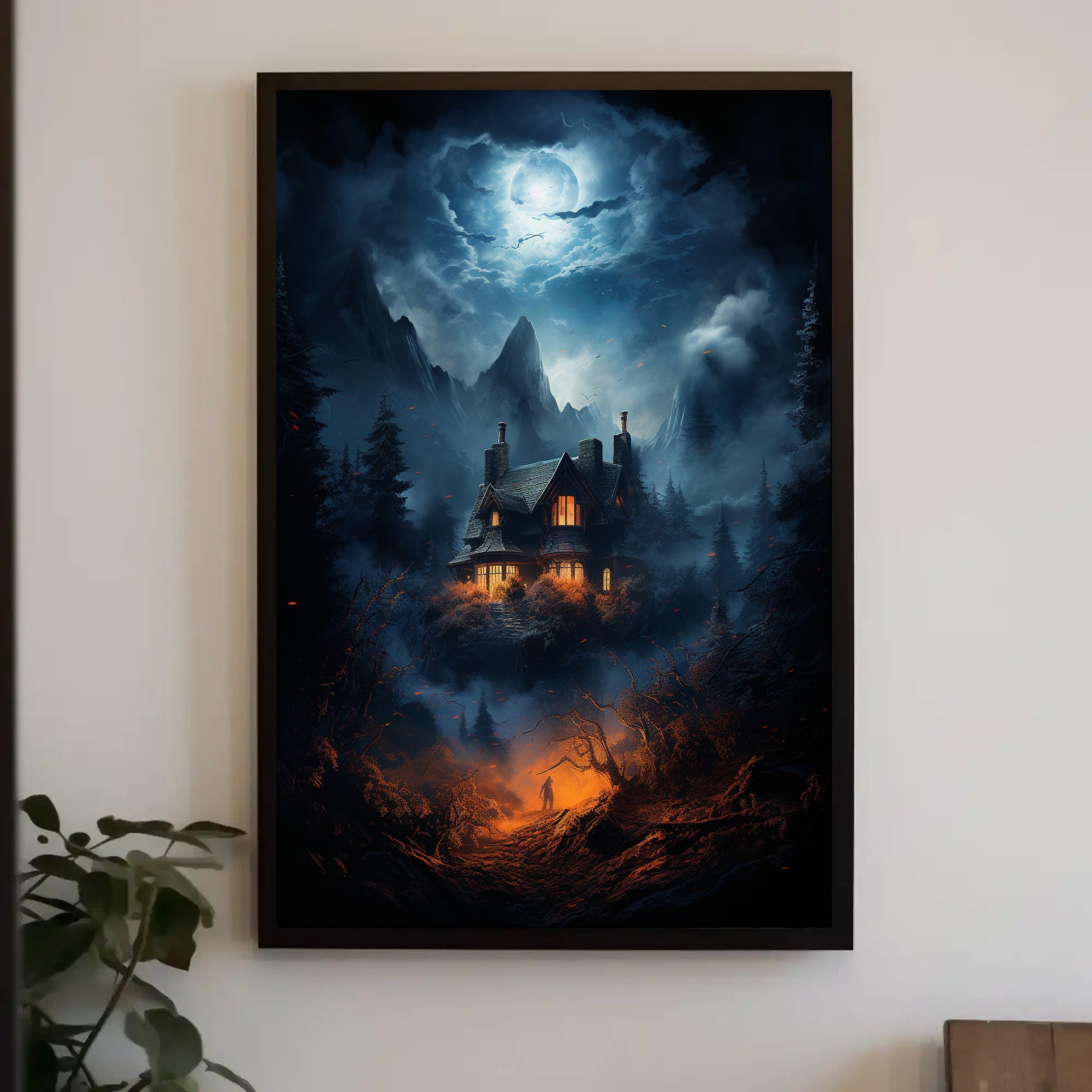 The Enchanted House In The Woods Poster