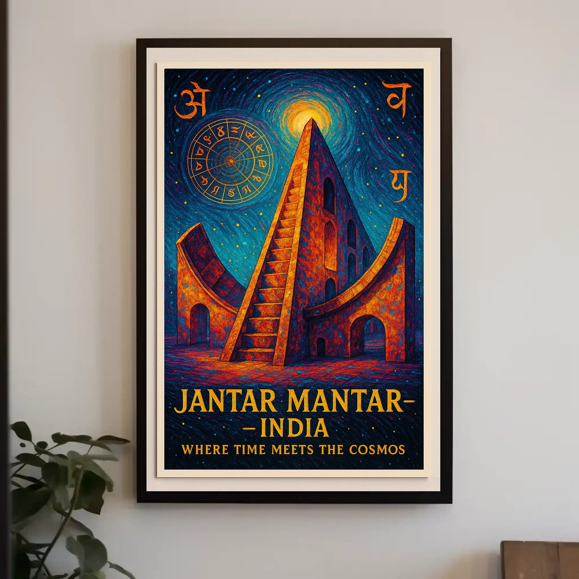 Jantar Mantar Cosmic Poster Wall Art Print