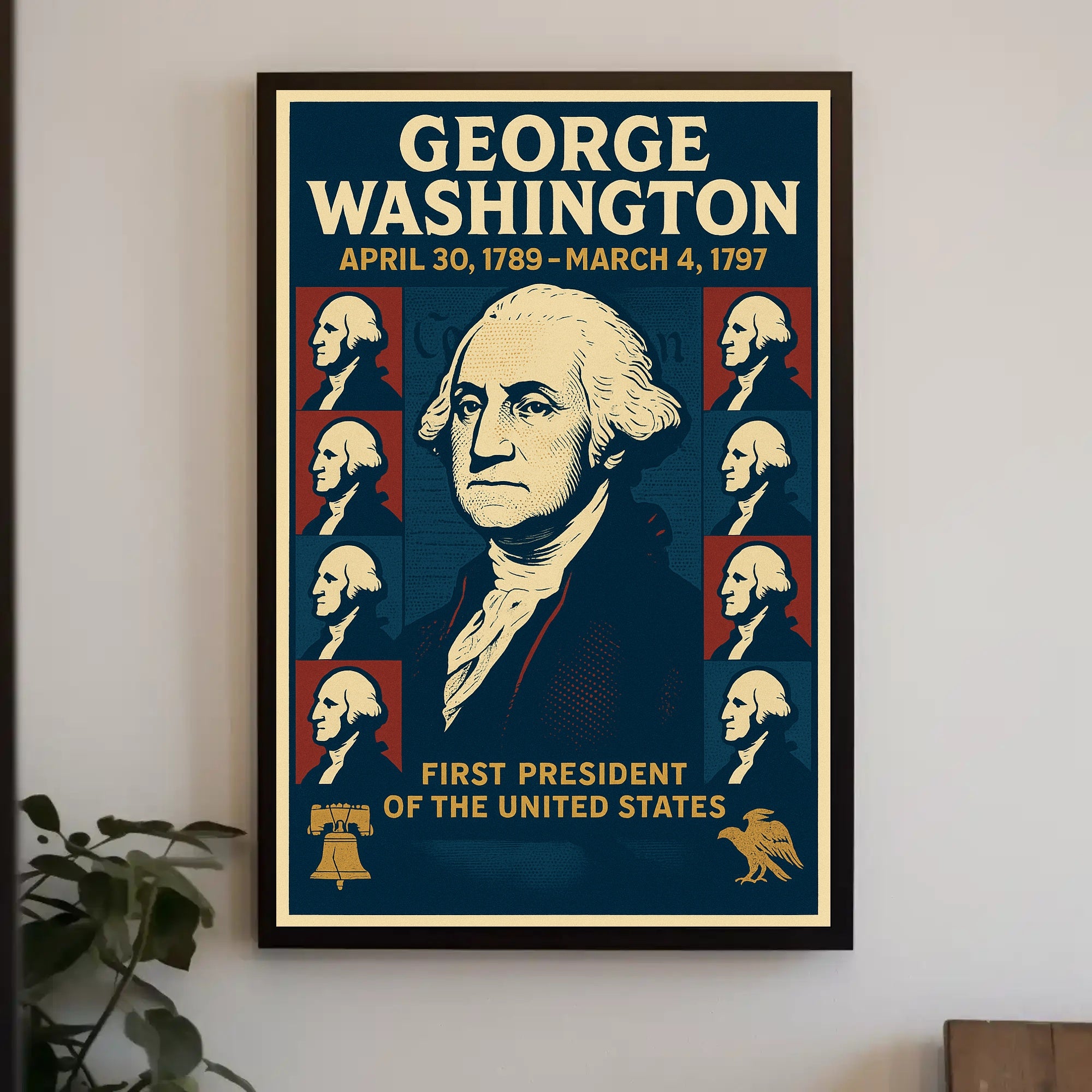 George Washington 1st President Poster PosterGoat