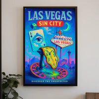 Las Vegas Sin City Poster PosterGoat