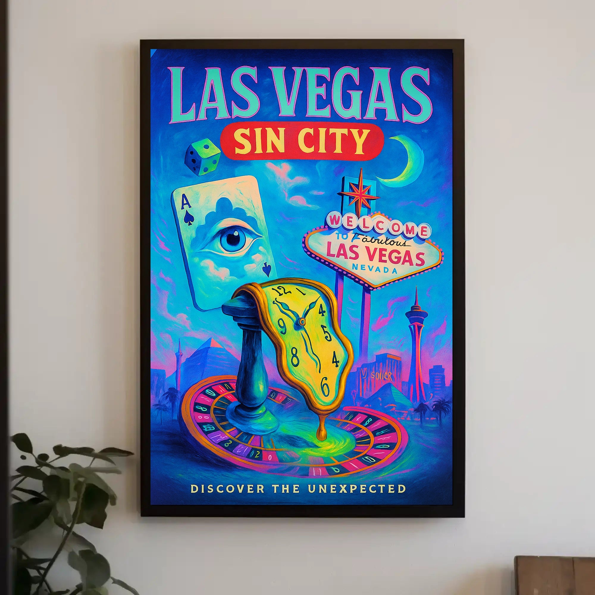 Las Vegas Sin City Poster PosterGoat