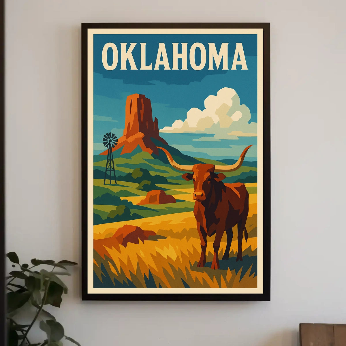 Oklahoma Landscape Poster