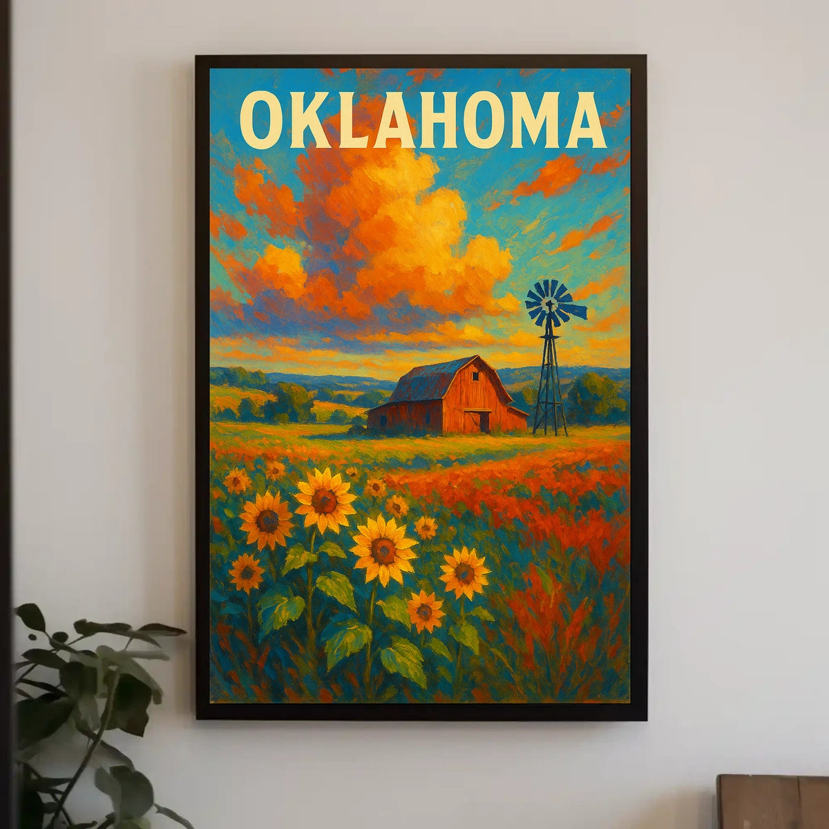 Oklahoma Countryside Poster