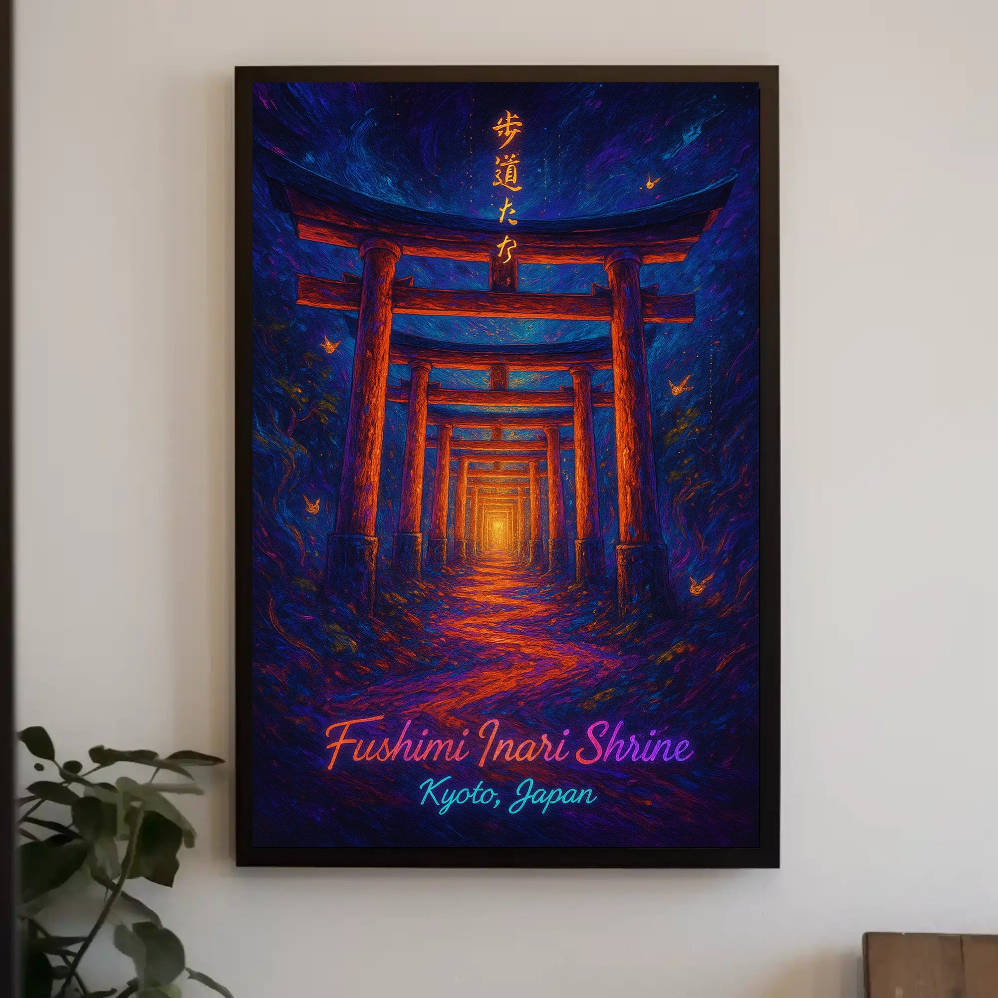 Fushimi Inari Shrine Pathway Cultural or Heritage Poster