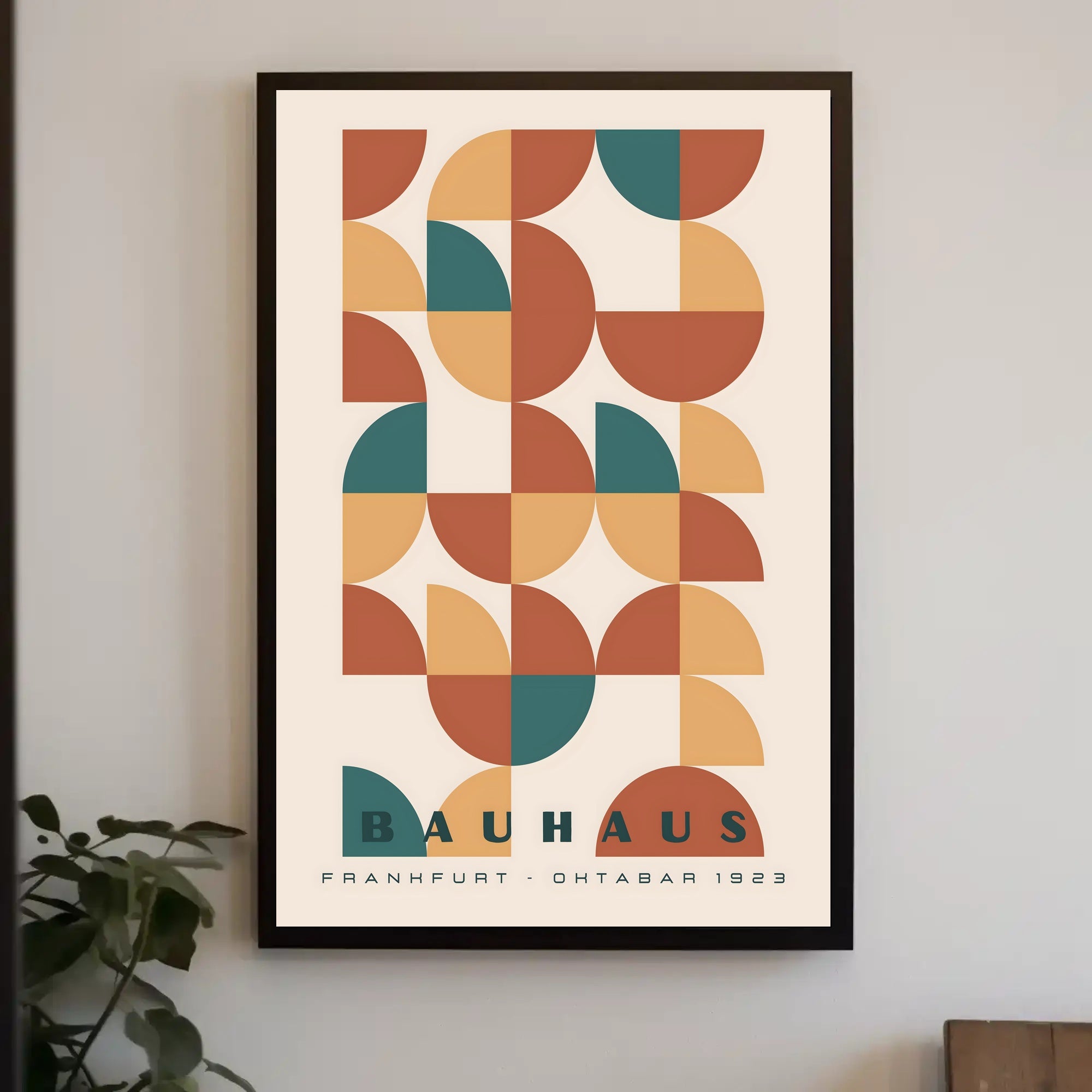 Bauhaus Exhibit Frankfurt 1923 Poster