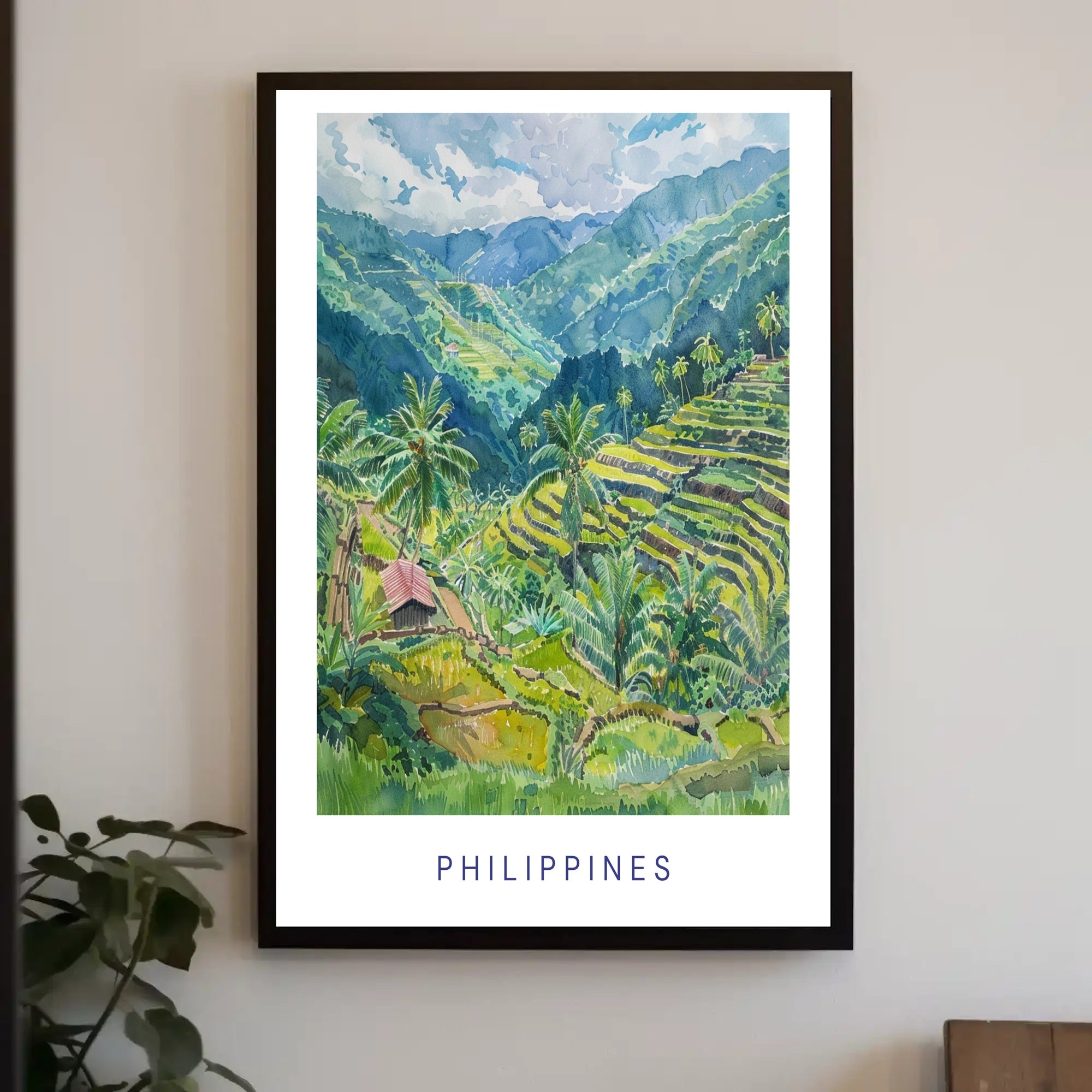 Scenic Terraces of the Philippines Poster PosterGoat