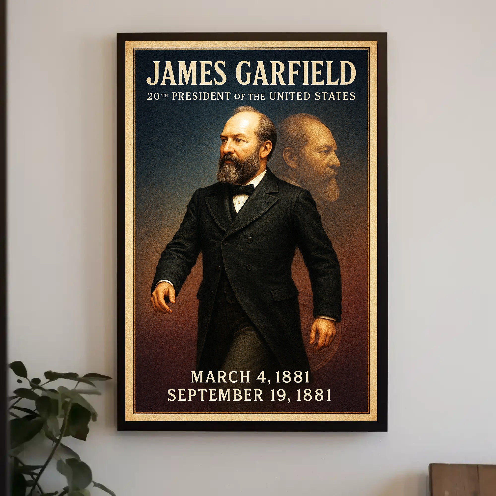 James Garfield 20th President Poster PosterGoat
